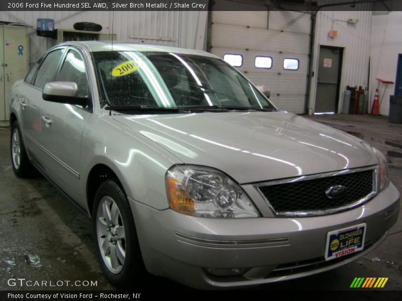 Silver Birch Metallic / Shale Grey 2006 Ford Five Hundred SEL AWD