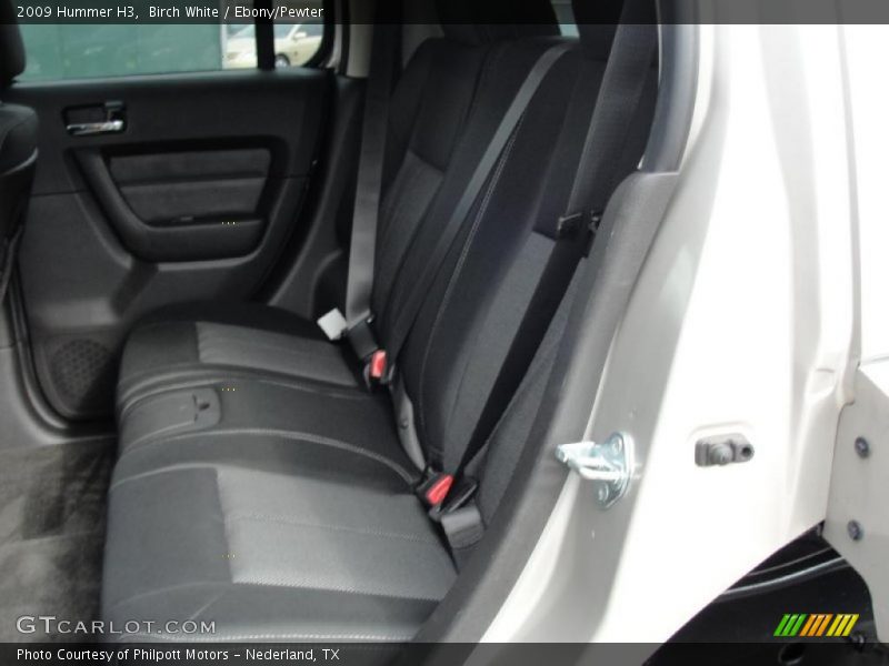 Birch White / Ebony/Pewter 2009 Hummer H3