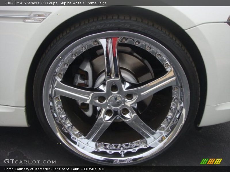 Custom Wheels of 2004 6 Series 645i Coupe