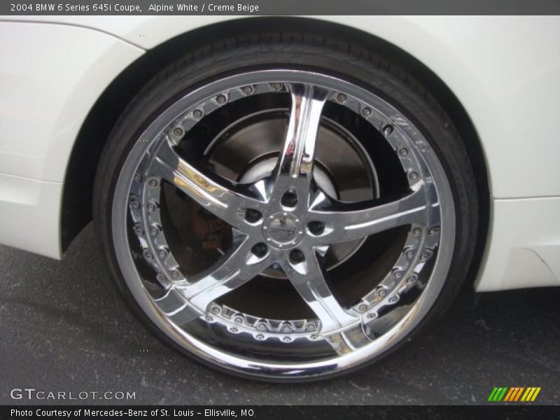 Custom Wheels of 2004 6 Series 645i Coupe
