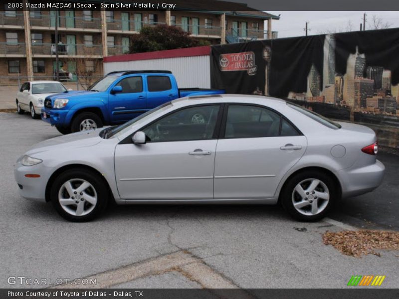 Satin Silver Metallic / Gray 2003 Mazda MAZDA6 i Sedan
