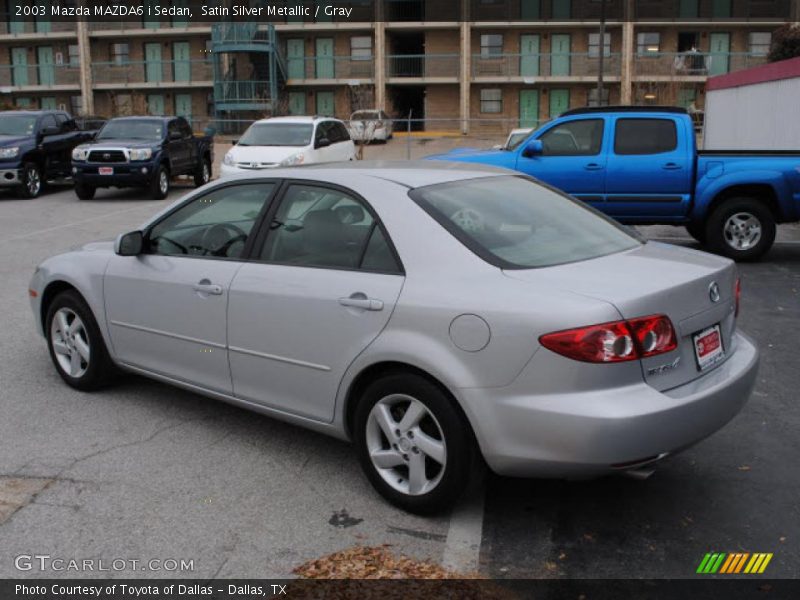 Satin Silver Metallic / Gray 2003 Mazda MAZDA6 i Sedan