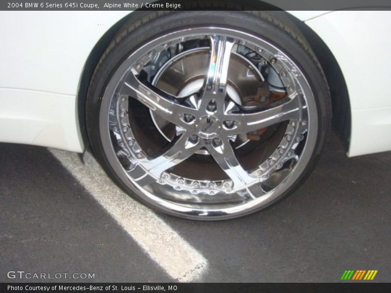 Custom Wheels of 2004 6 Series 645i Coupe