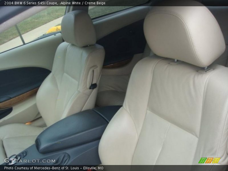 Alpine White / Creme Beige 2004 BMW 6 Series 645i Coupe