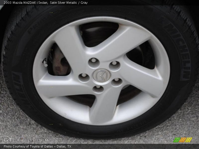 Satin Silver Metallic / Gray 2003 Mazda MAZDA6 i Sedan