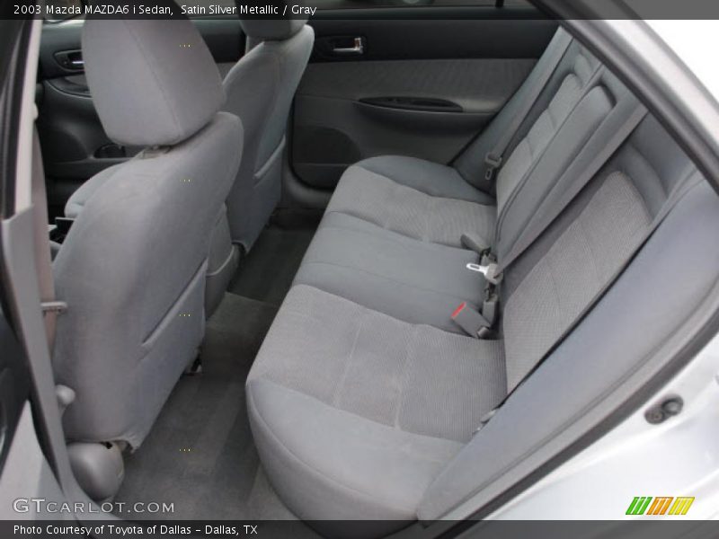 Satin Silver Metallic / Gray 2003 Mazda MAZDA6 i Sedan