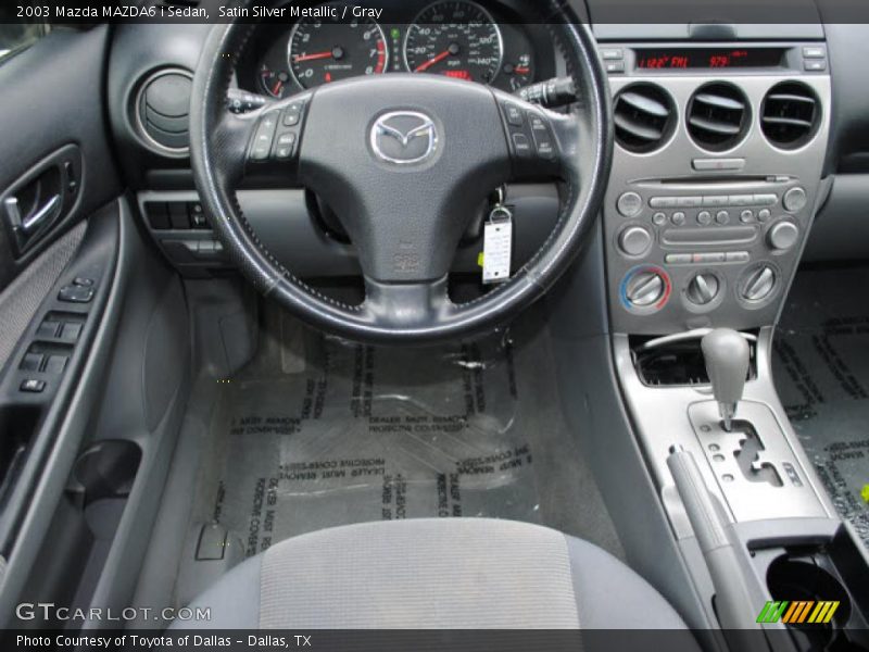 Satin Silver Metallic / Gray 2003 Mazda MAZDA6 i Sedan