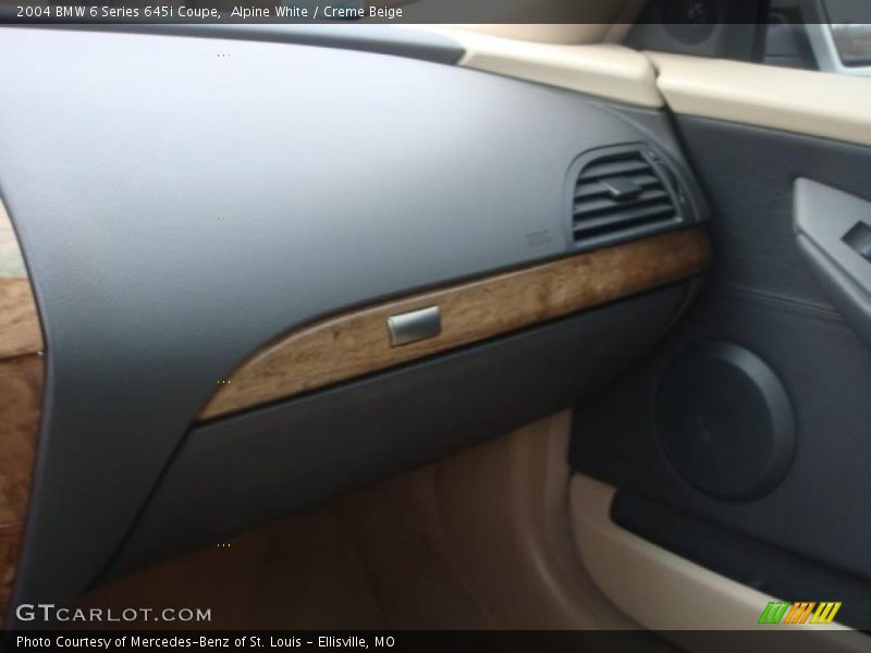 Alpine White / Creme Beige 2004 BMW 6 Series 645i Coupe