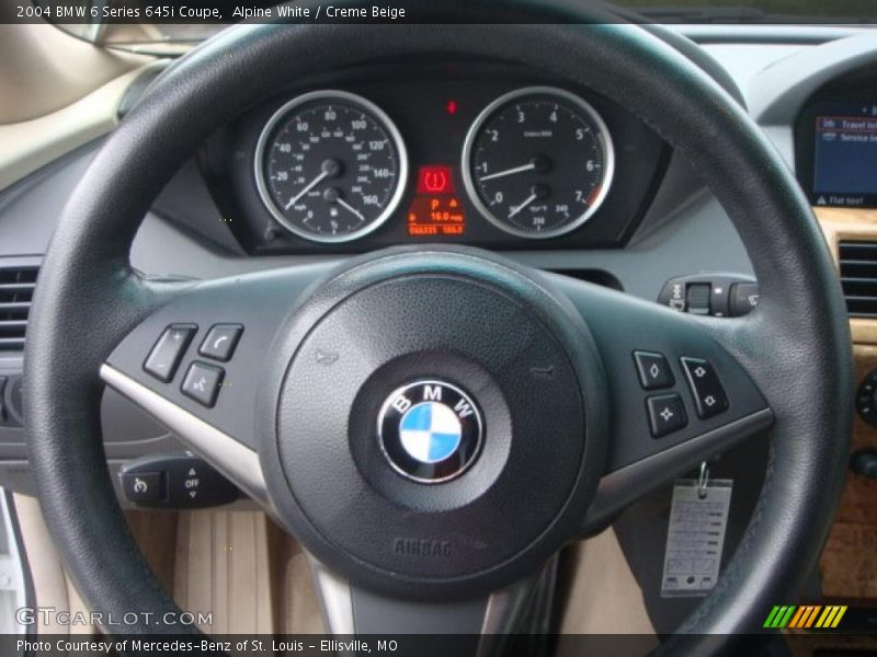 Alpine White / Creme Beige 2004 BMW 6 Series 645i Coupe