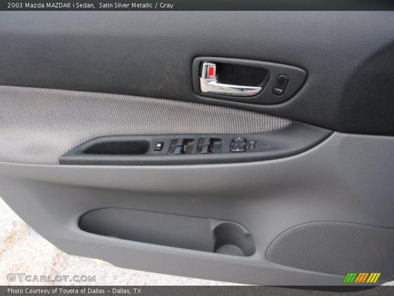 Satin Silver Metallic / Gray 2003 Mazda MAZDA6 i Sedan