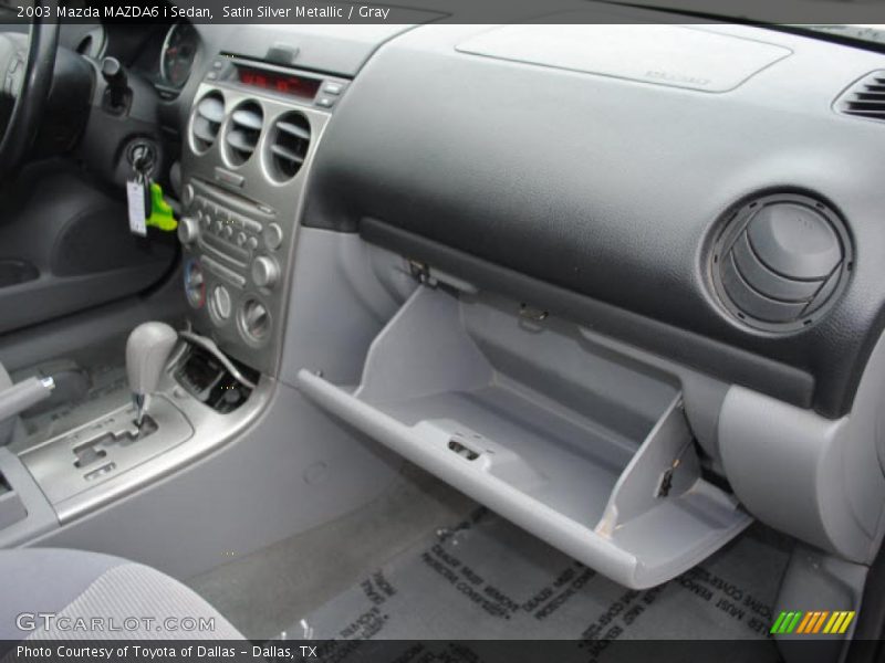Satin Silver Metallic / Gray 2003 Mazda MAZDA6 i Sedan