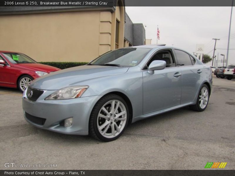 Breakwater Blue Metallic / Sterling Gray 2006 Lexus IS 250