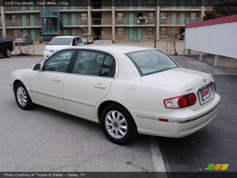 Pearl White / Gray 2004 Kia Amanti