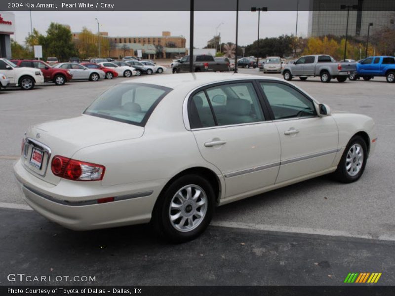 Pearl White / Gray 2004 Kia Amanti