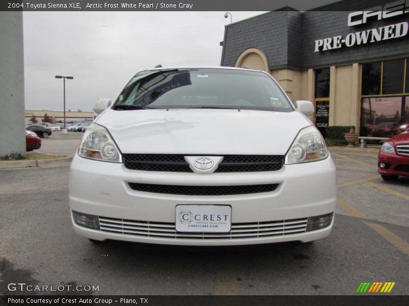 Arctic Frost White Pearl / Stone Gray 2004 Toyota Sienna XLE
