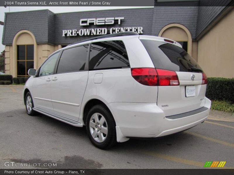 Arctic Frost White Pearl / Stone Gray 2004 Toyota Sienna XLE