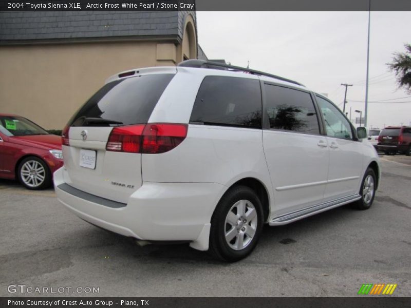 Arctic Frost White Pearl / Stone Gray 2004 Toyota Sienna XLE