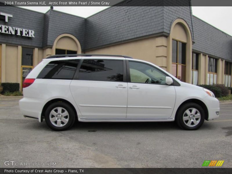 Arctic Frost White Pearl / Stone Gray 2004 Toyota Sienna XLE
