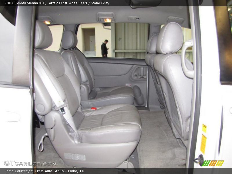 Arctic Frost White Pearl / Stone Gray 2004 Toyota Sienna XLE