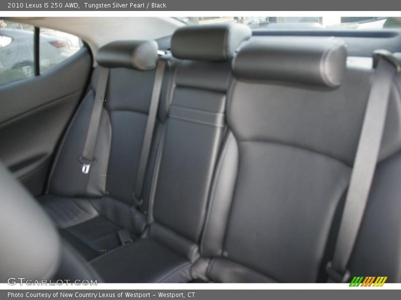 Tungsten Silver Pearl / Black 2010 Lexus IS 250 AWD