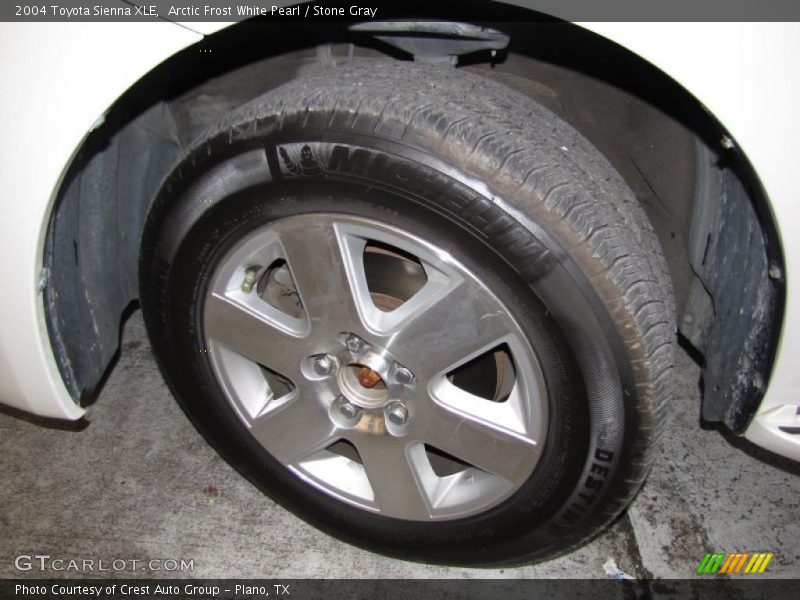 Arctic Frost White Pearl / Stone Gray 2004 Toyota Sienna XLE