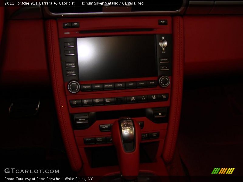 Platinum Silver Metallic / Carrera Red 2011 Porsche 911 Carrera 4S Cabriolet