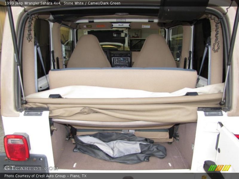 Stone White / Camel/Dark Green 1999 Jeep Wrangler Sahara 4x4