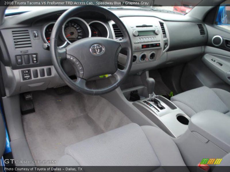 Graphite Gray Interior - 2008 Tacoma V6 PreRunner TRD Access Cab 