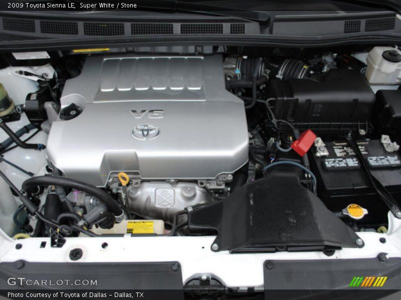 Super White / Stone 2009 Toyota Sienna LE