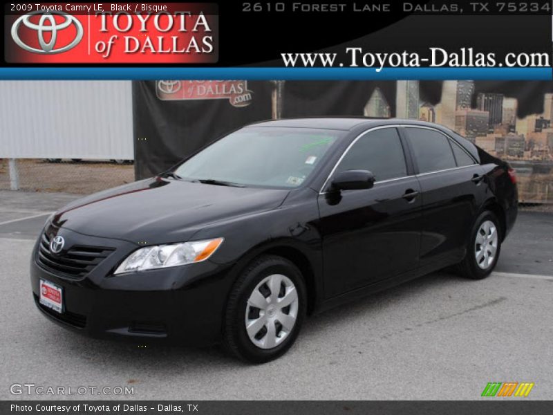Black / Bisque 2009 Toyota Camry LE
