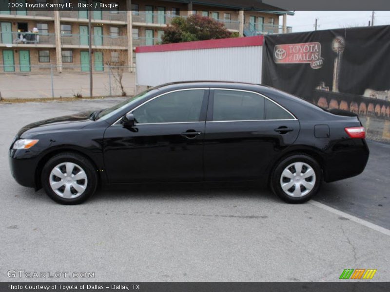 Black / Bisque 2009 Toyota Camry LE