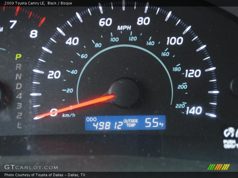 Black / Bisque 2009 Toyota Camry LE