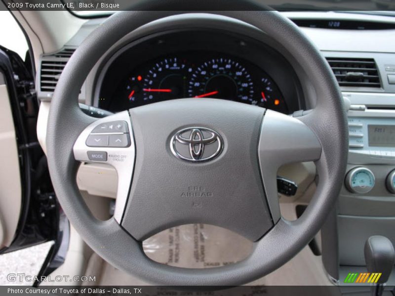 Black / Bisque 2009 Toyota Camry LE