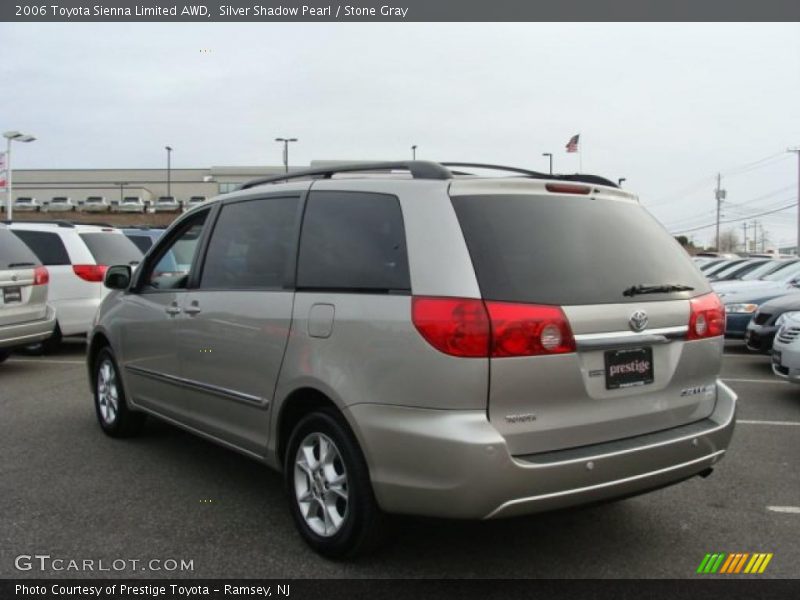 Silver Shadow Pearl / Stone Gray 2006 Toyota Sienna Limited AWD