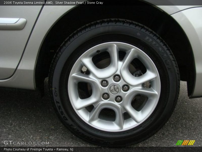 Silver Shadow Pearl / Stone Gray 2006 Toyota Sienna Limited AWD