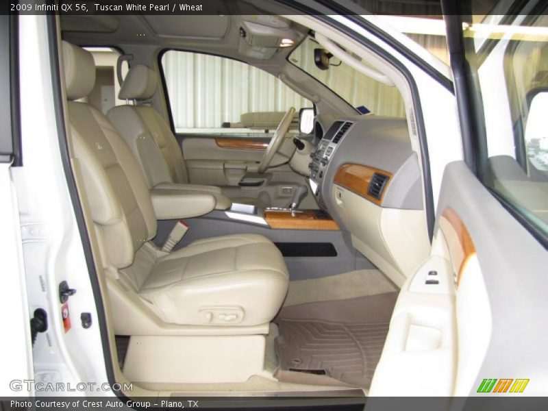 Tuscan White Pearl / Wheat 2009 Infiniti QX 56