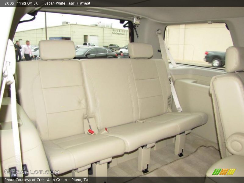 Tuscan White Pearl / Wheat 2009 Infiniti QX 56