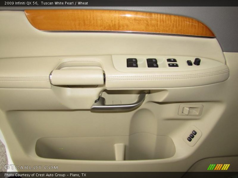 Tuscan White Pearl / Wheat 2009 Infiniti QX 56