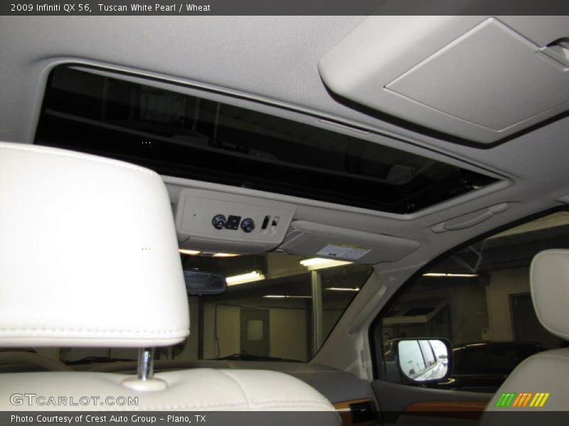 Tuscan White Pearl / Wheat 2009 Infiniti QX 56