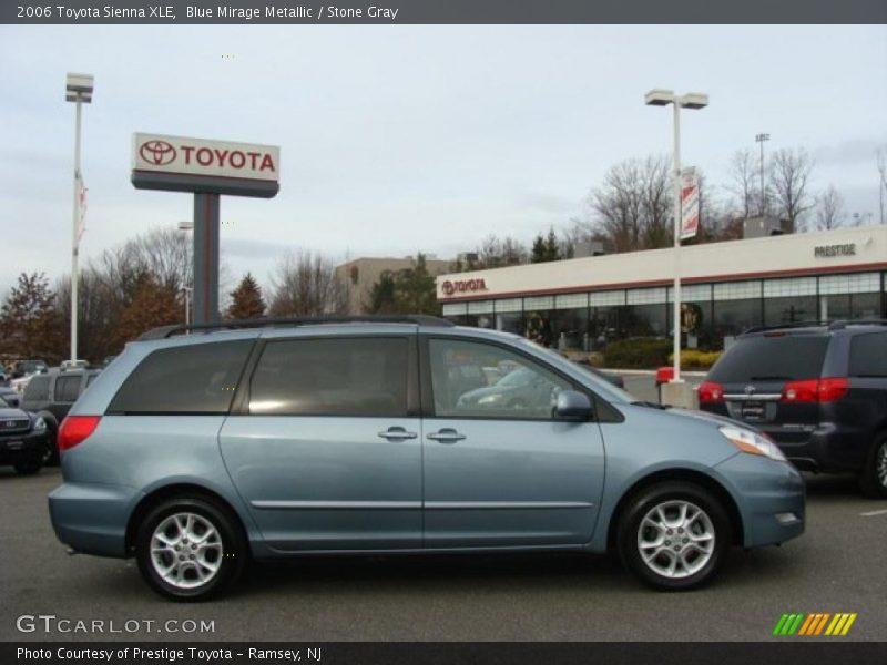 Blue Mirage Metallic / Stone Gray 2006 Toyota Sienna XLE