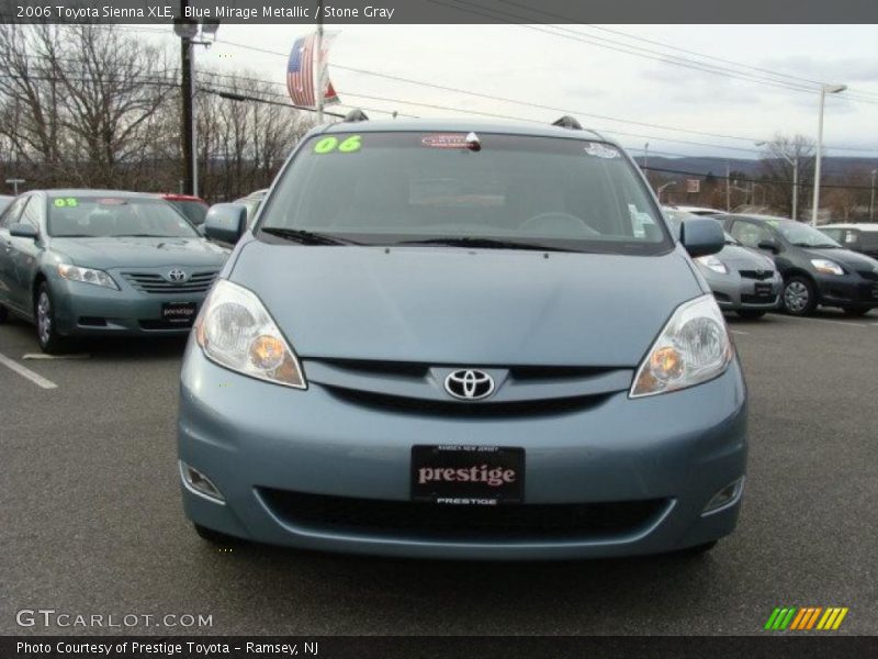 Blue Mirage Metallic / Stone Gray 2006 Toyota Sienna XLE