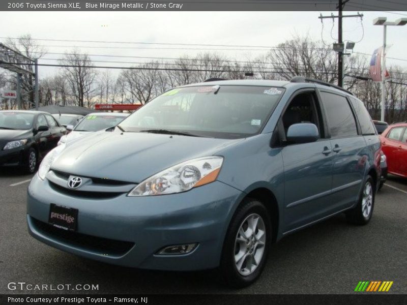 Blue Mirage Metallic / Stone Gray 2006 Toyota Sienna XLE