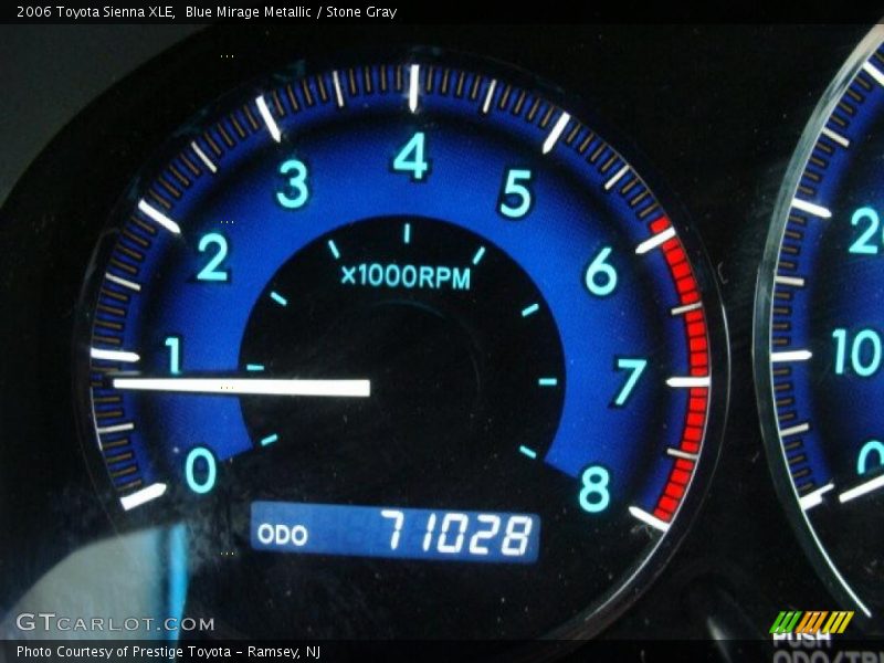 Blue Mirage Metallic / Stone Gray 2006 Toyota Sienna XLE