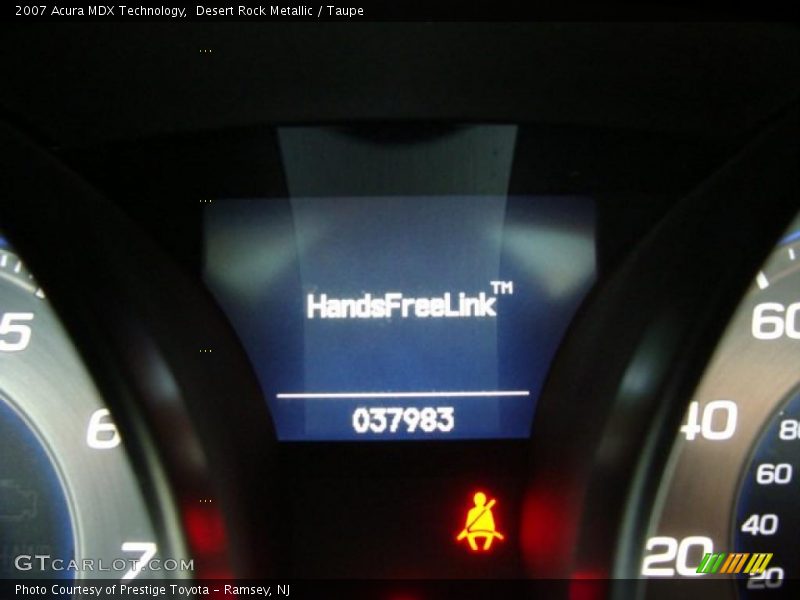Desert Rock Metallic / Taupe 2007 Acura MDX Technology