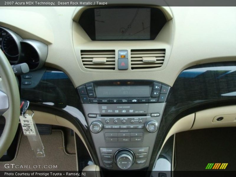 Desert Rock Metallic / Taupe 2007 Acura MDX Technology