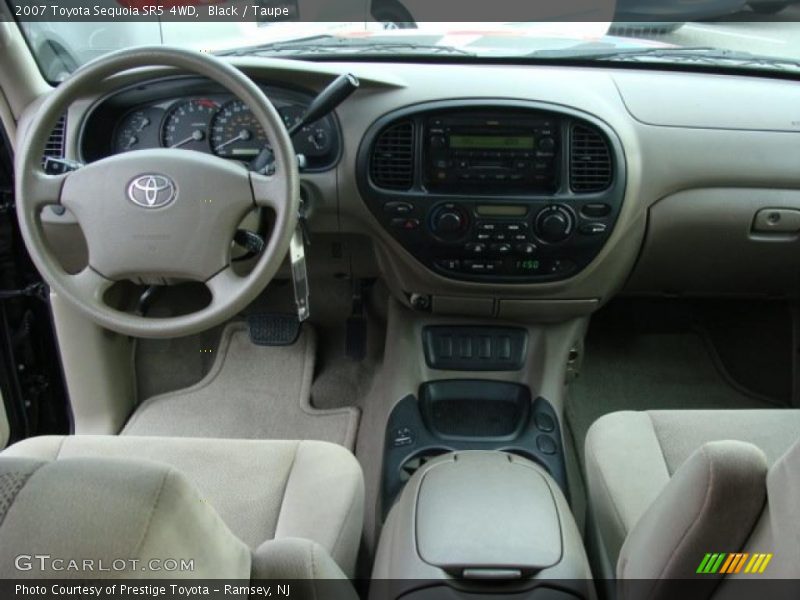 Black / Taupe 2007 Toyota Sequoia SR5 4WD