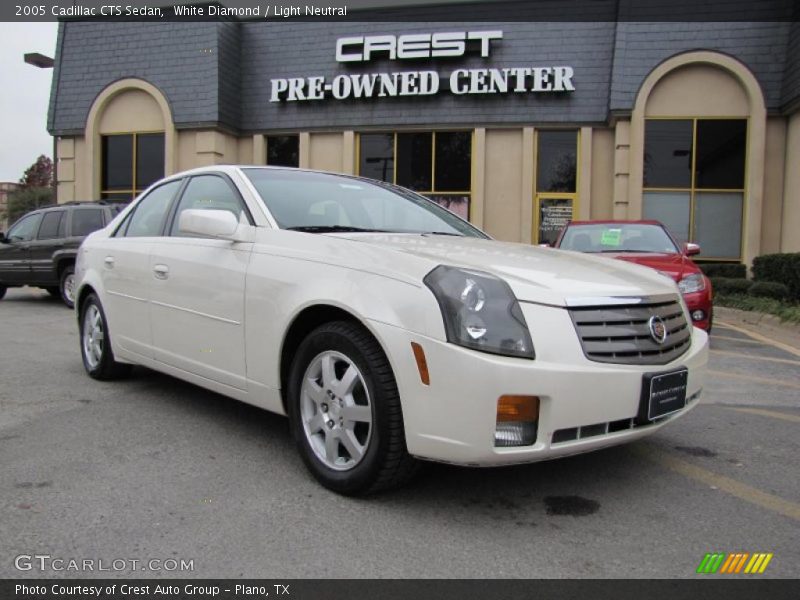 White Diamond / Light Neutral 2005 Cadillac CTS Sedan