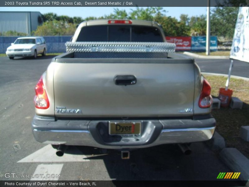 Desert Sand Metallic / Oak 2003 Toyota Tundra SR5 TRD Access Cab