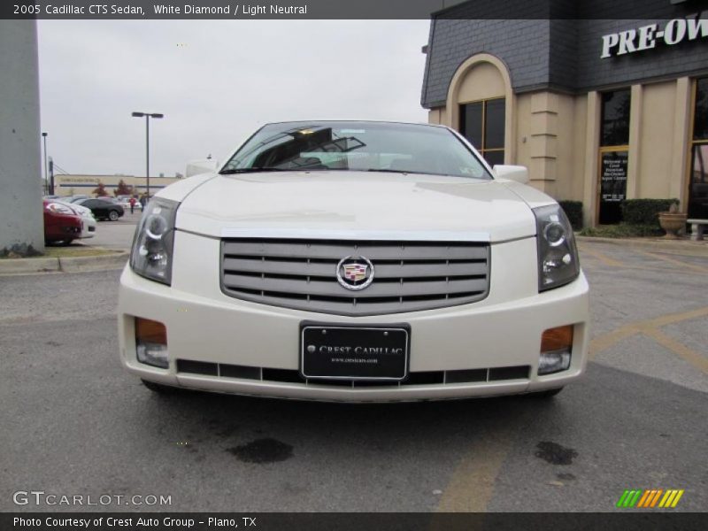 White Diamond / Light Neutral 2005 Cadillac CTS Sedan