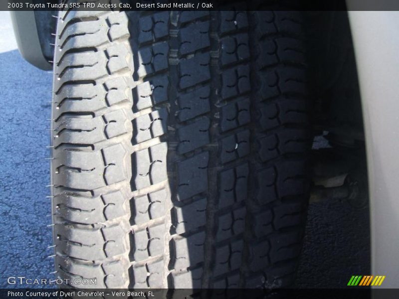 Desert Sand Metallic / Oak 2003 Toyota Tundra SR5 TRD Access Cab